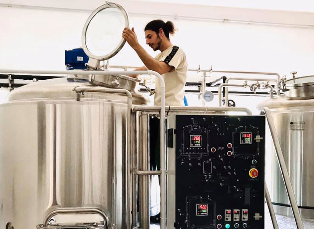 Birrificio Sabino in Italy - 1200L craft brewery equip